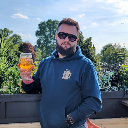 Classic Embroidered Hoodie - Square Crop