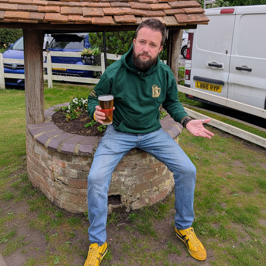 Irish Embroidered Hoodie - Square Crop with Original Background